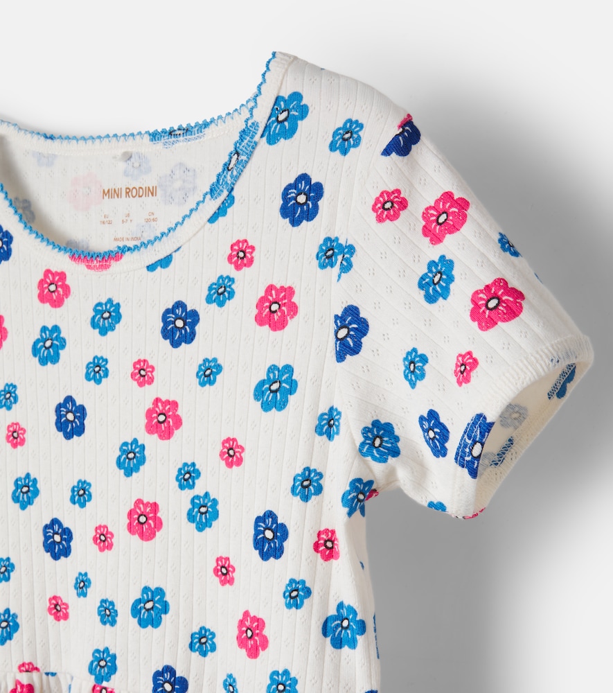  Mini Rodini Mini Rodini Kleid Aus Baumwolle 