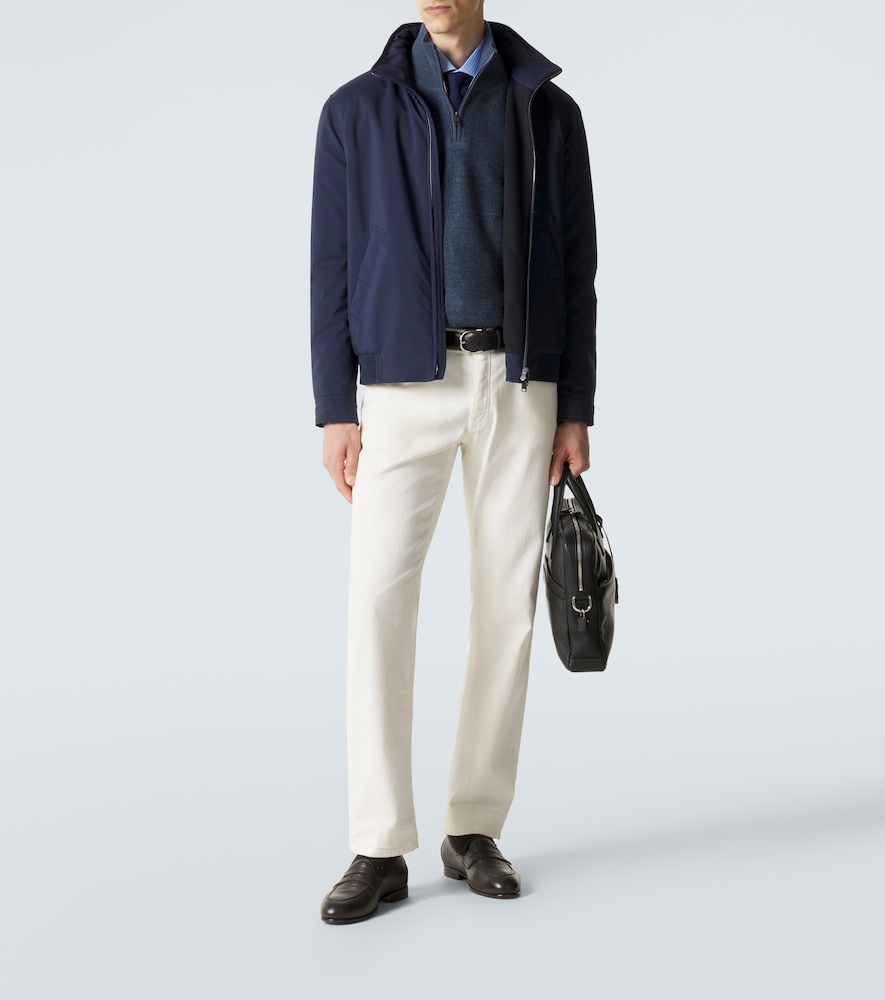 Cashmere And Wool Half-Zip Sweater