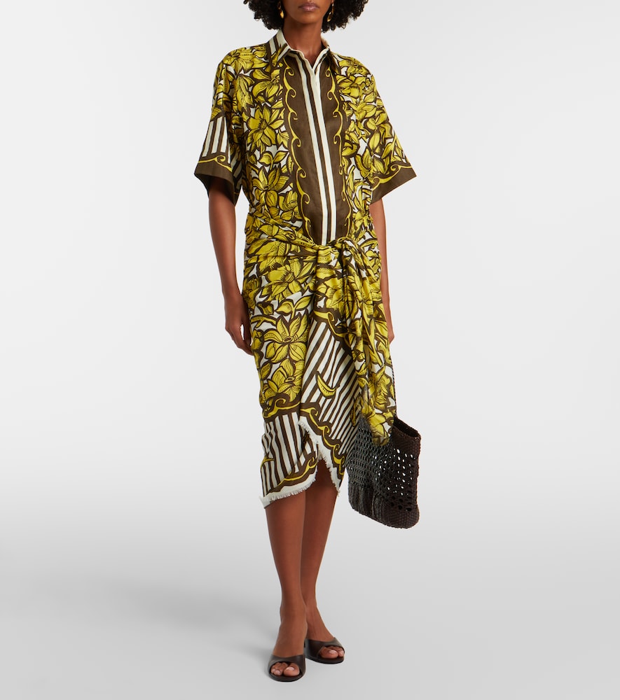Alémais Mona floral cotton beach cover-up