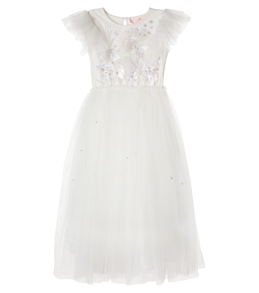 Tutu Du Monde Cascade embellished tulle dress