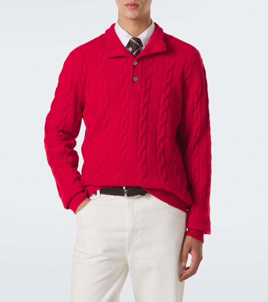 Cable-Knit Cashmere Sweater