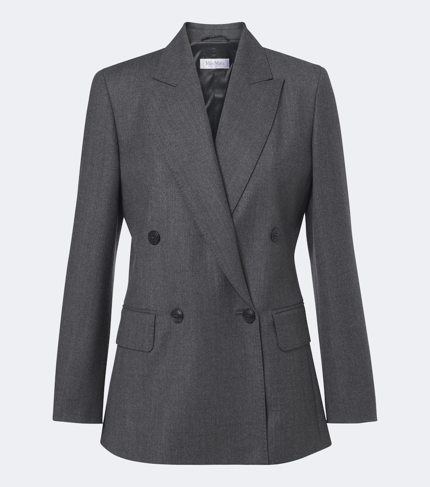 Blazer in misto lana doppiopetto