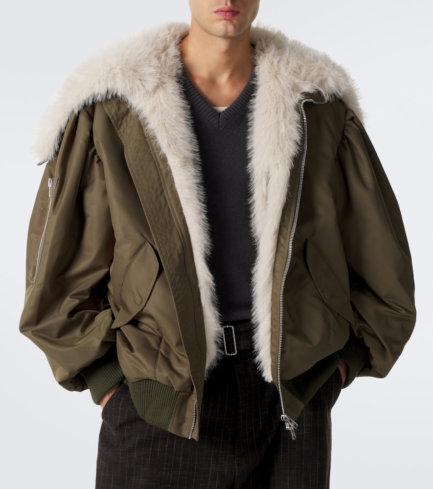 Oversized Bomber Jacket