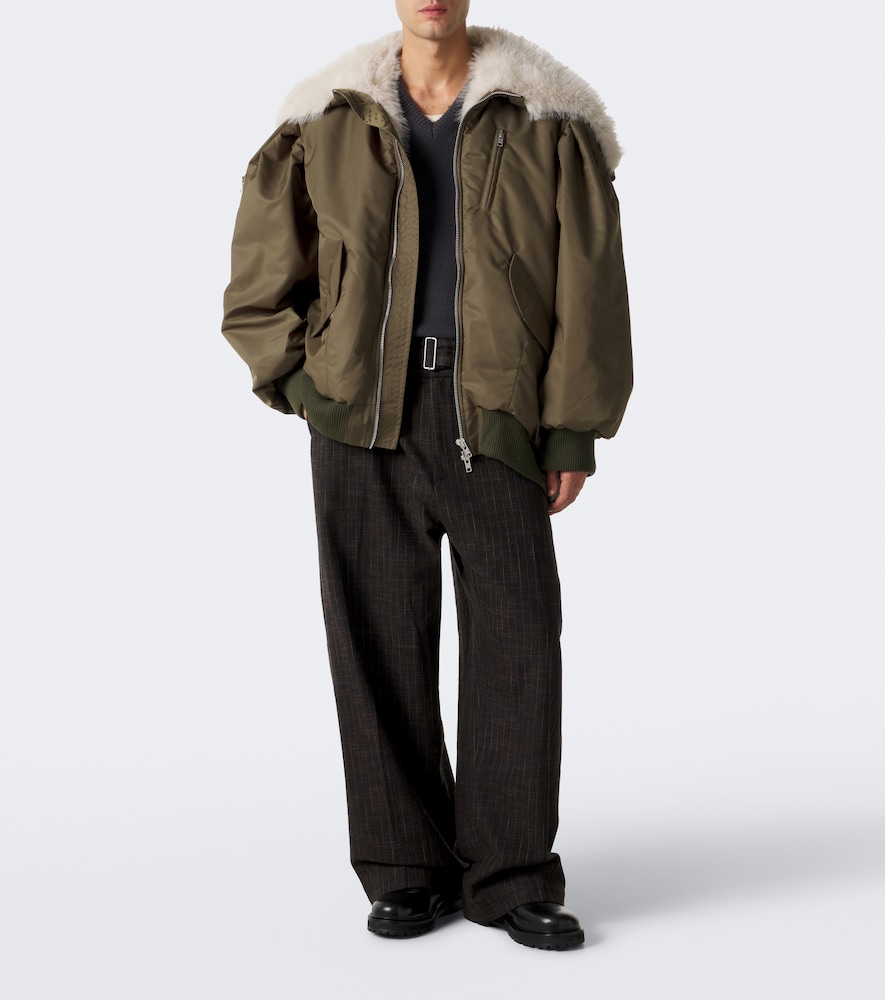 Oversized Bomber Jacket