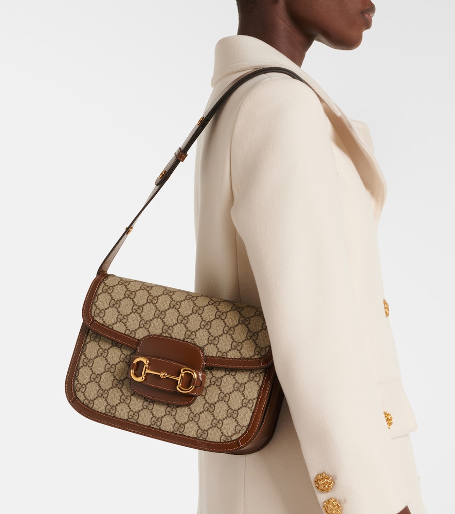 Gucci Horsebit 1955 GG Shoulder Bag