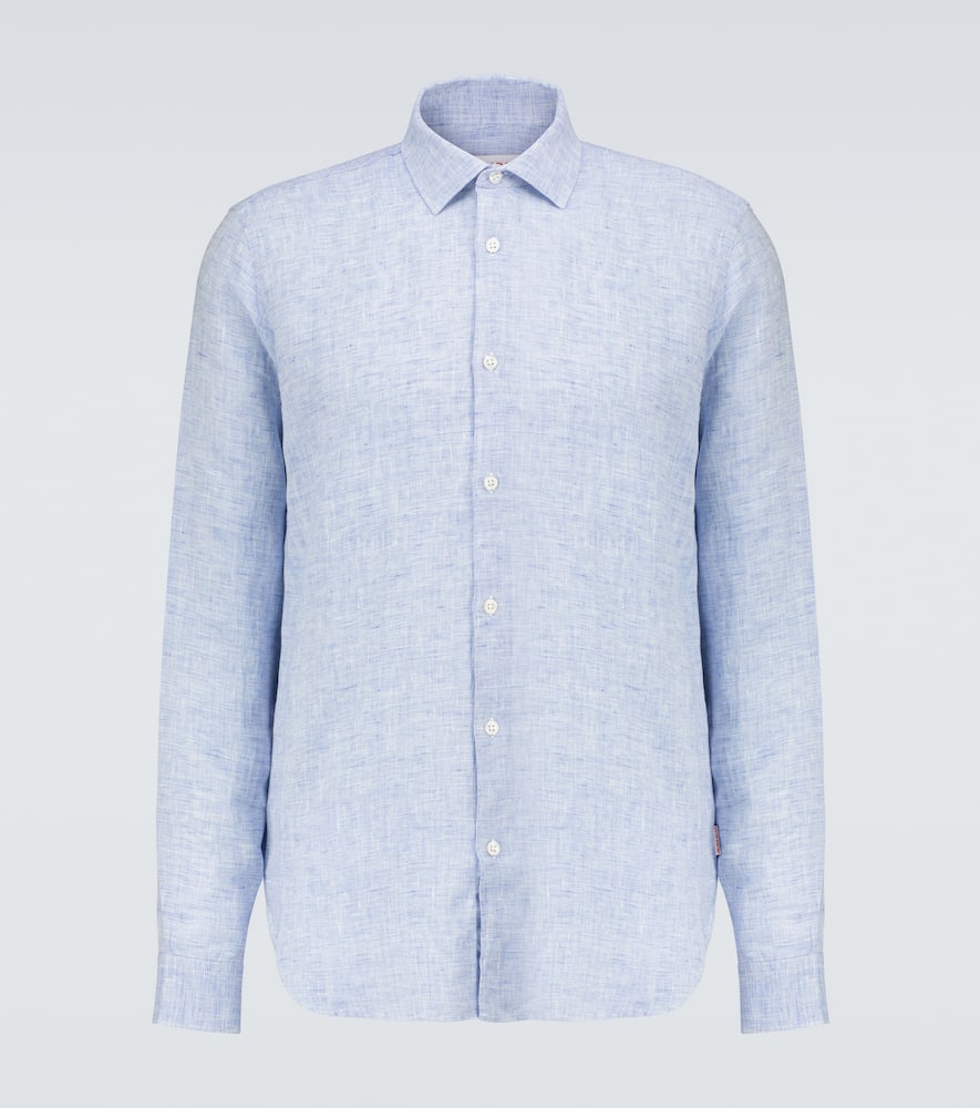 Orlebar Brown Giles linen long-sleeved shirt