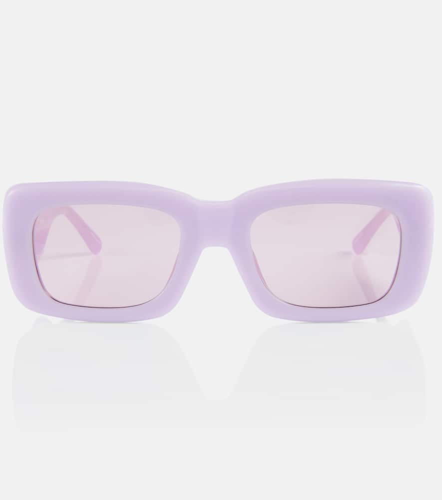 the attico x linda farrow – lunettes de soleil rectangulaires marfa