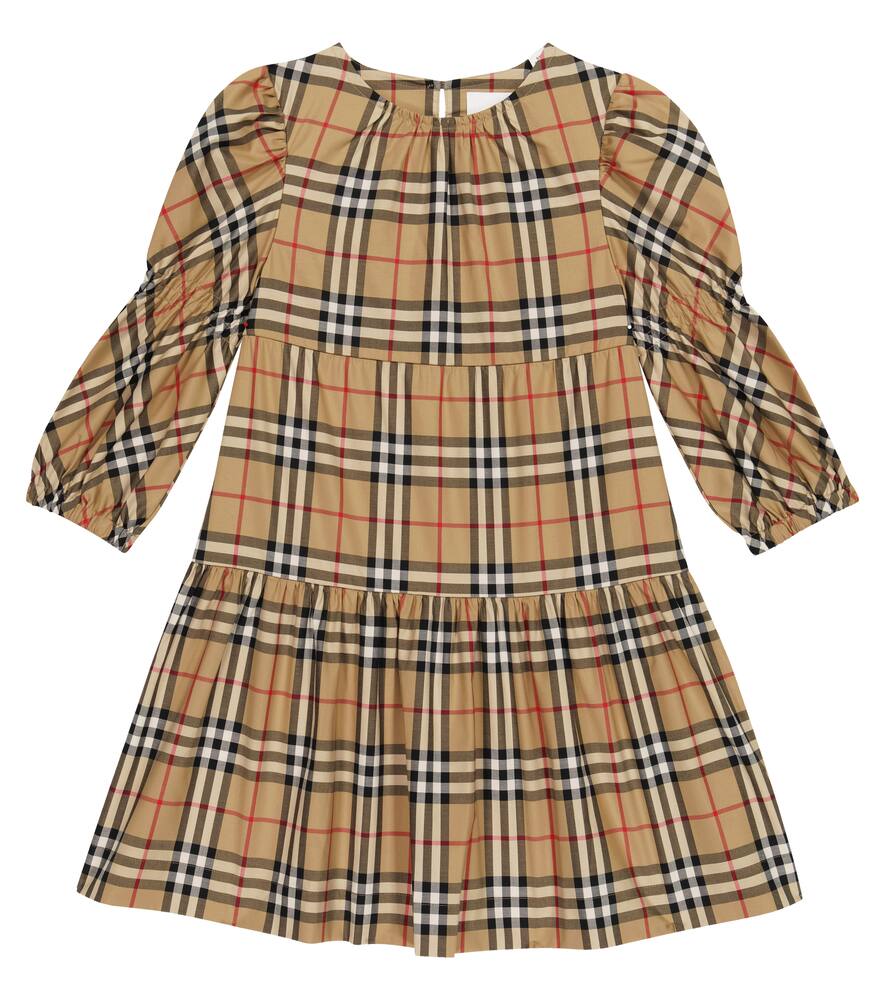 Burberry Kids Vintage Check cotton-blend dress