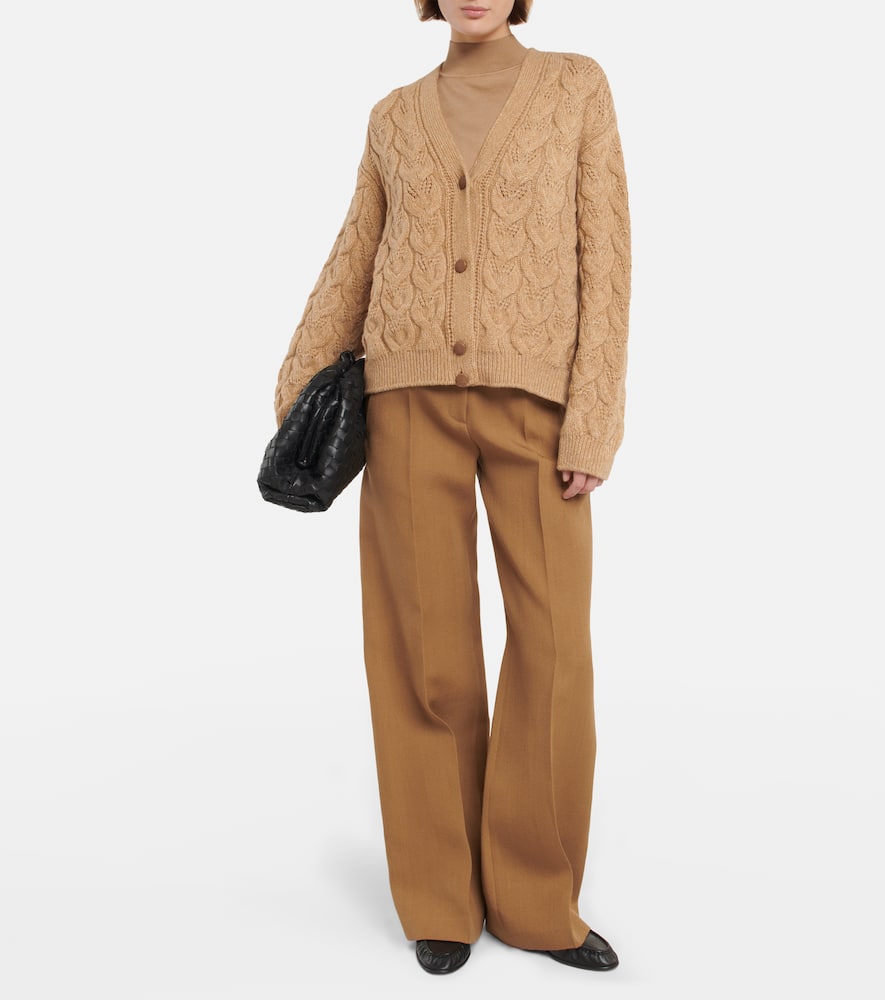 Loro Piana Monginevro Cashmere Cardigan In Camel