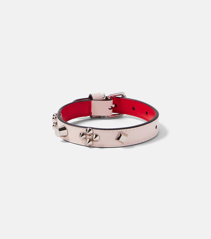 Christian Louboutin Loubicollar Small leather dog collar