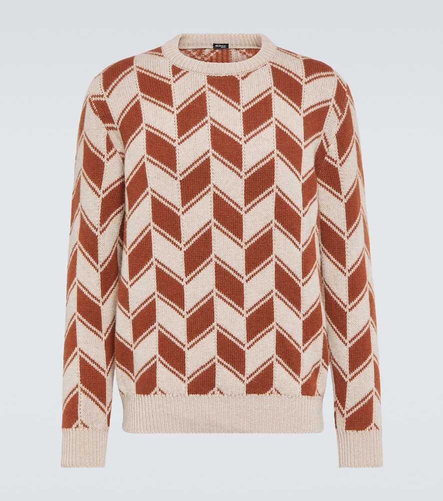 Kiton Cashmere Intarsia Sweater