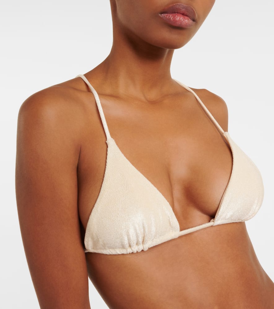 Shop Jade Swim Via Bikini Top In White