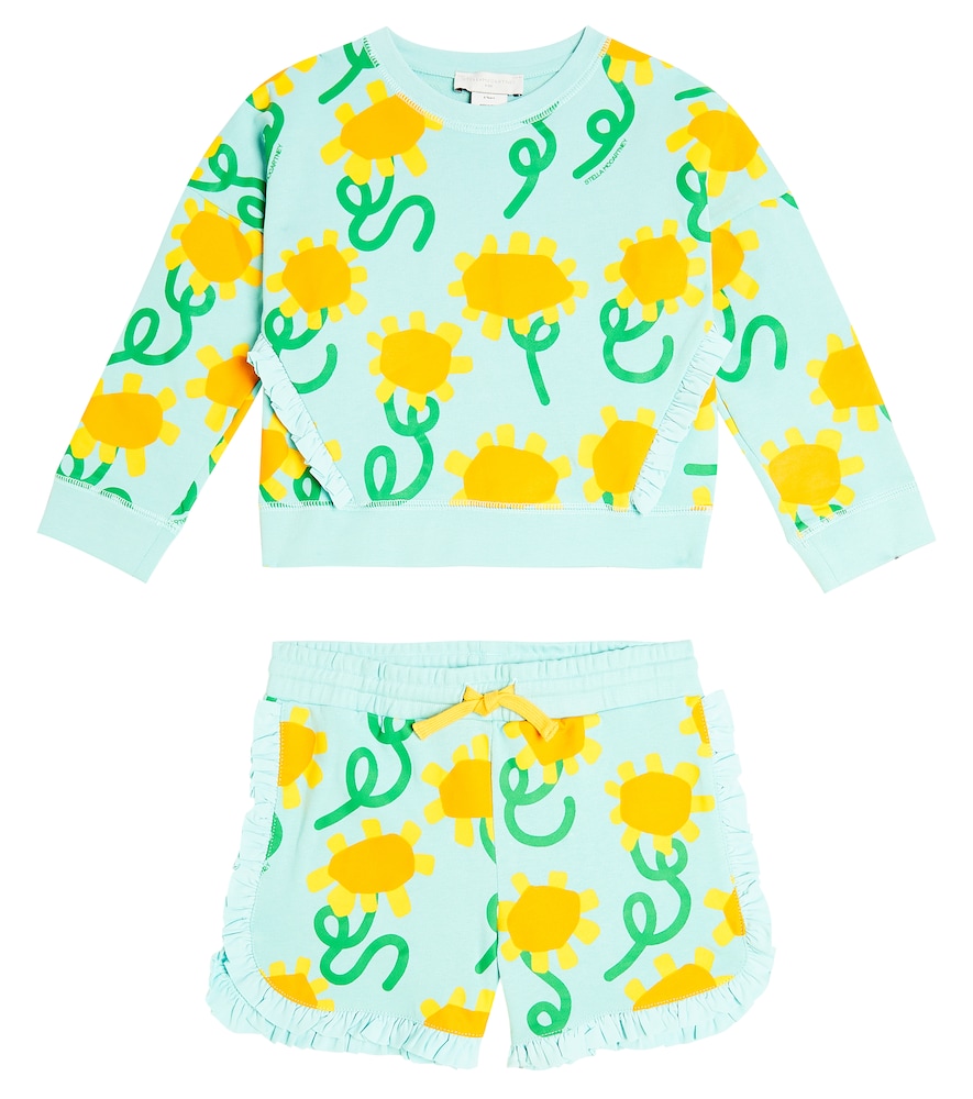  Stella Mccartney Kids Stella Mccartney Kids Set Aus Sweatshirt Und Shorts Aus Baumwolle 