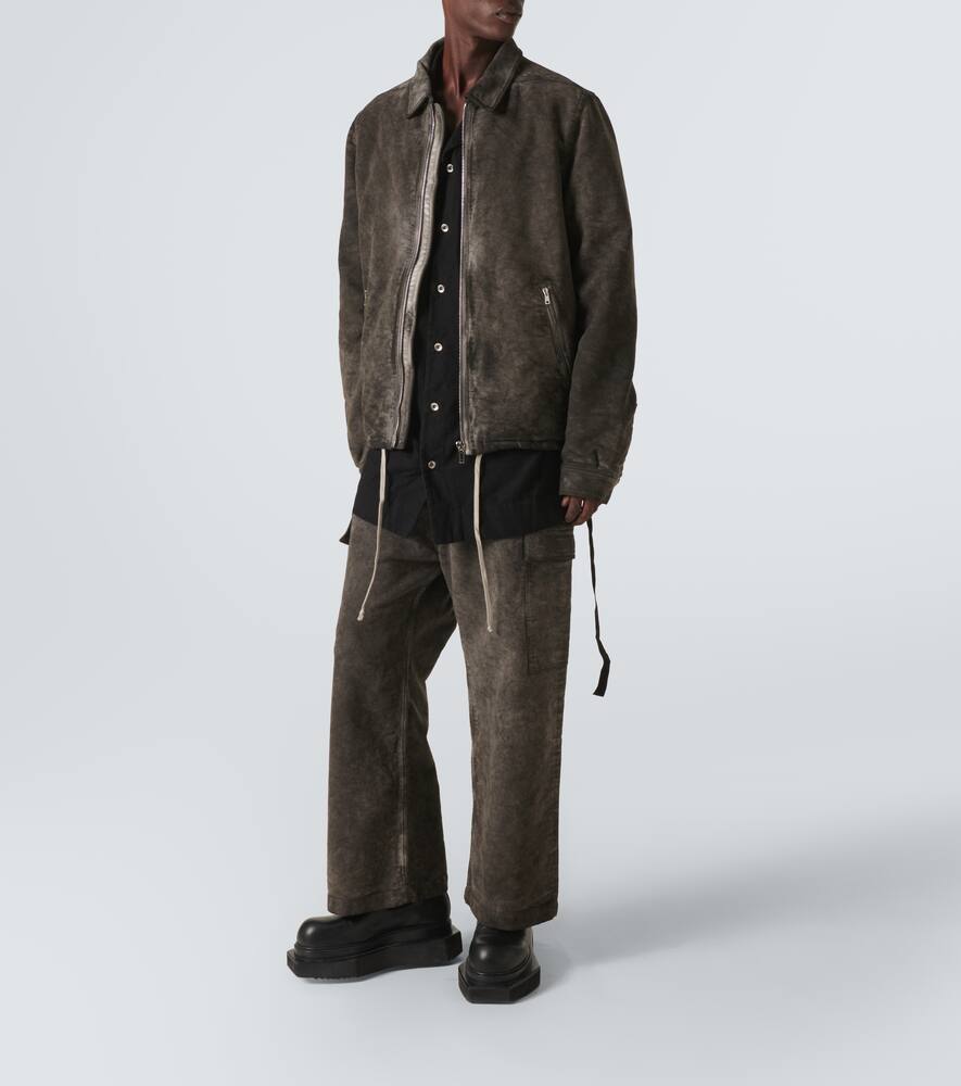 Rick Owens Drkshdw Magnum Tommy Oversized Cotton Shirt In Black