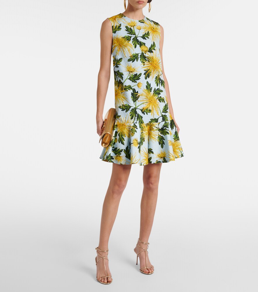  Oscar De La Renta Oscar De La Renta Minikleid Chrysanthemum 