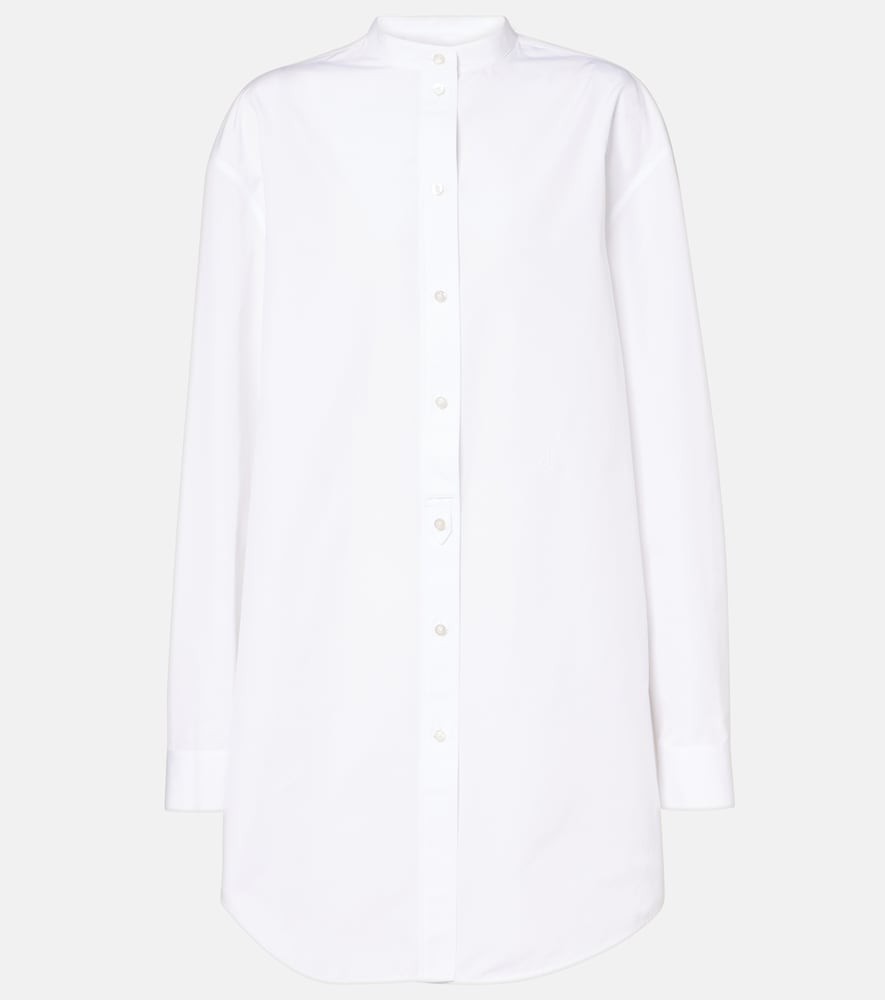 Jil Sander Women's White Wednesday Cotton Poplin Shirt Uk Size 10
