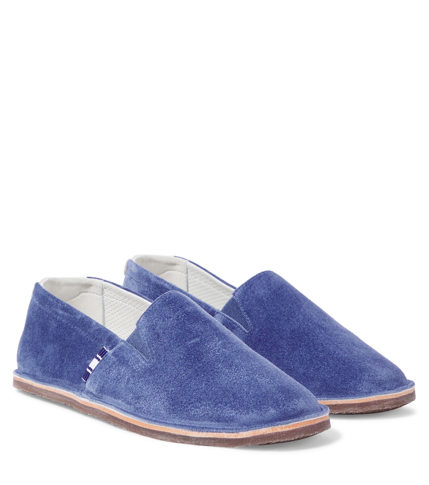 Brunello Cucinelli Kids Suede slip-on shoes　Brunello Cucinelli キッズ スエード スリッポン シューズ Brunello