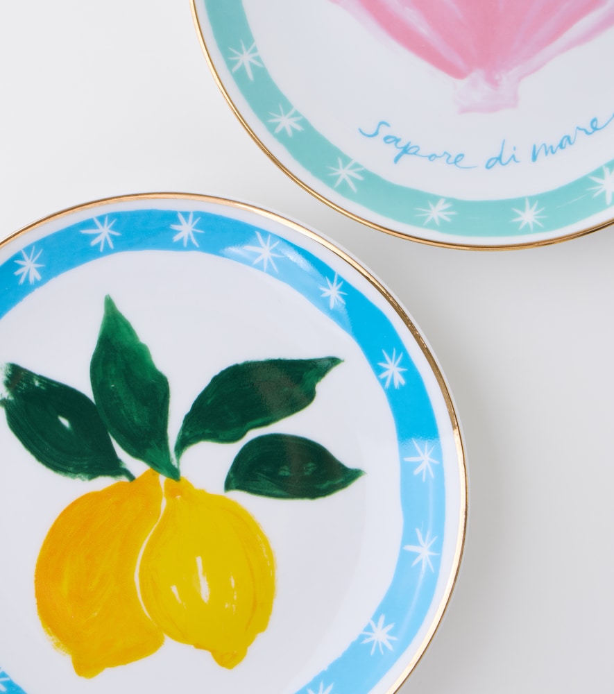  Bitossi Bitossi Set Con Amore Aus Vier Desserttellern 