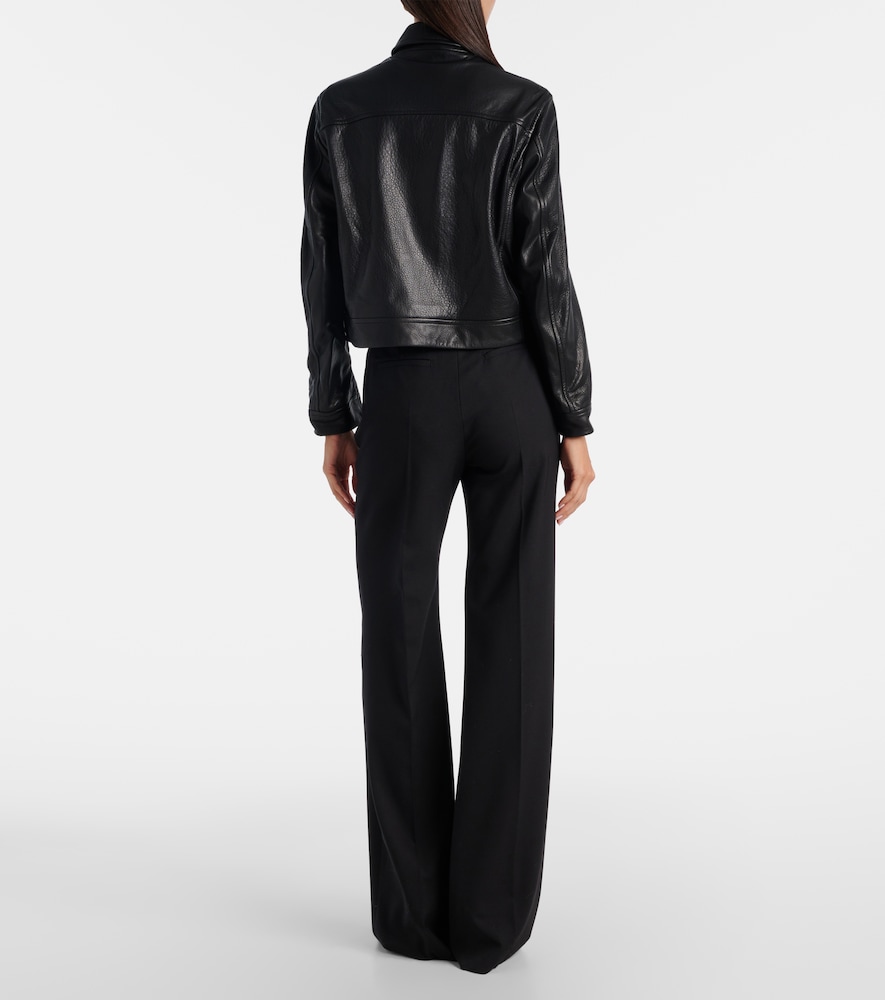  Nour Hammour Nour Hammour Layne Leather Jacket 