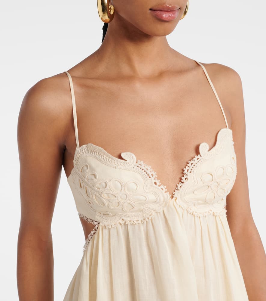Zimmermann Embroidered Dress Coco