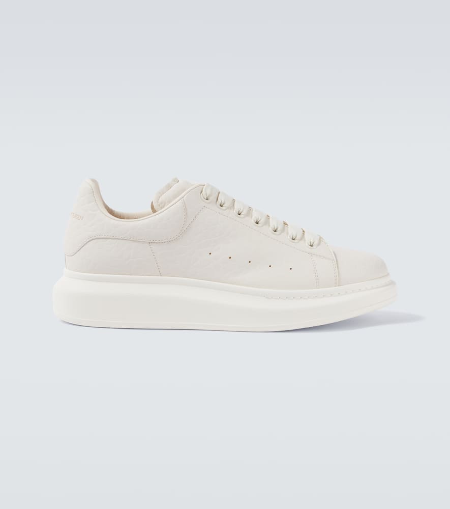Oversized leather sneakers