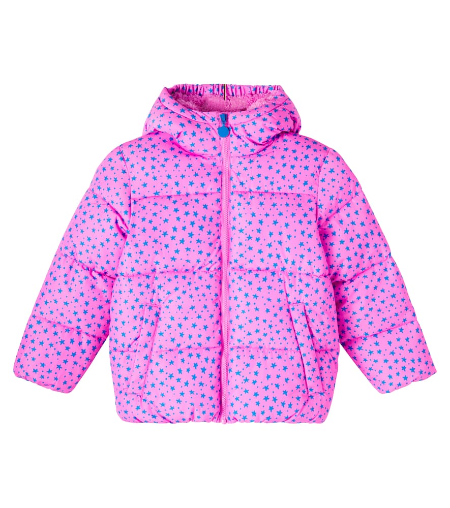 Stella Mccartney Printed Puffer Jacket In Pink