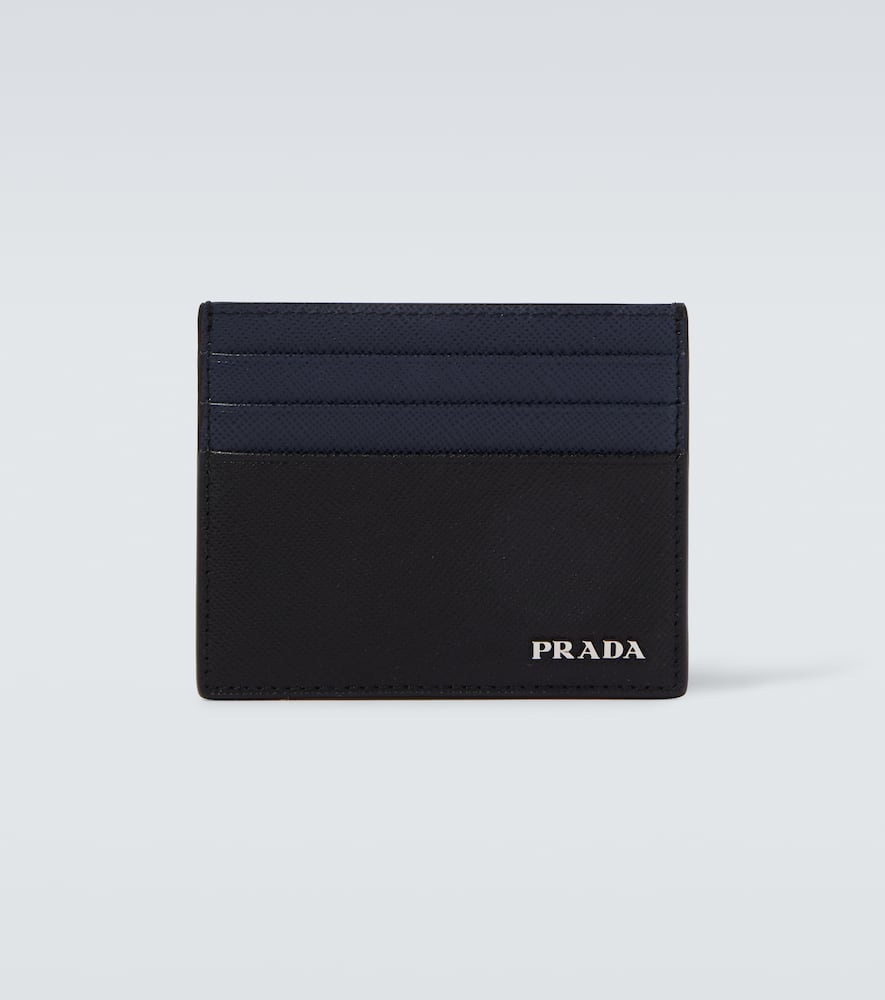 Saffiano leather card holder
