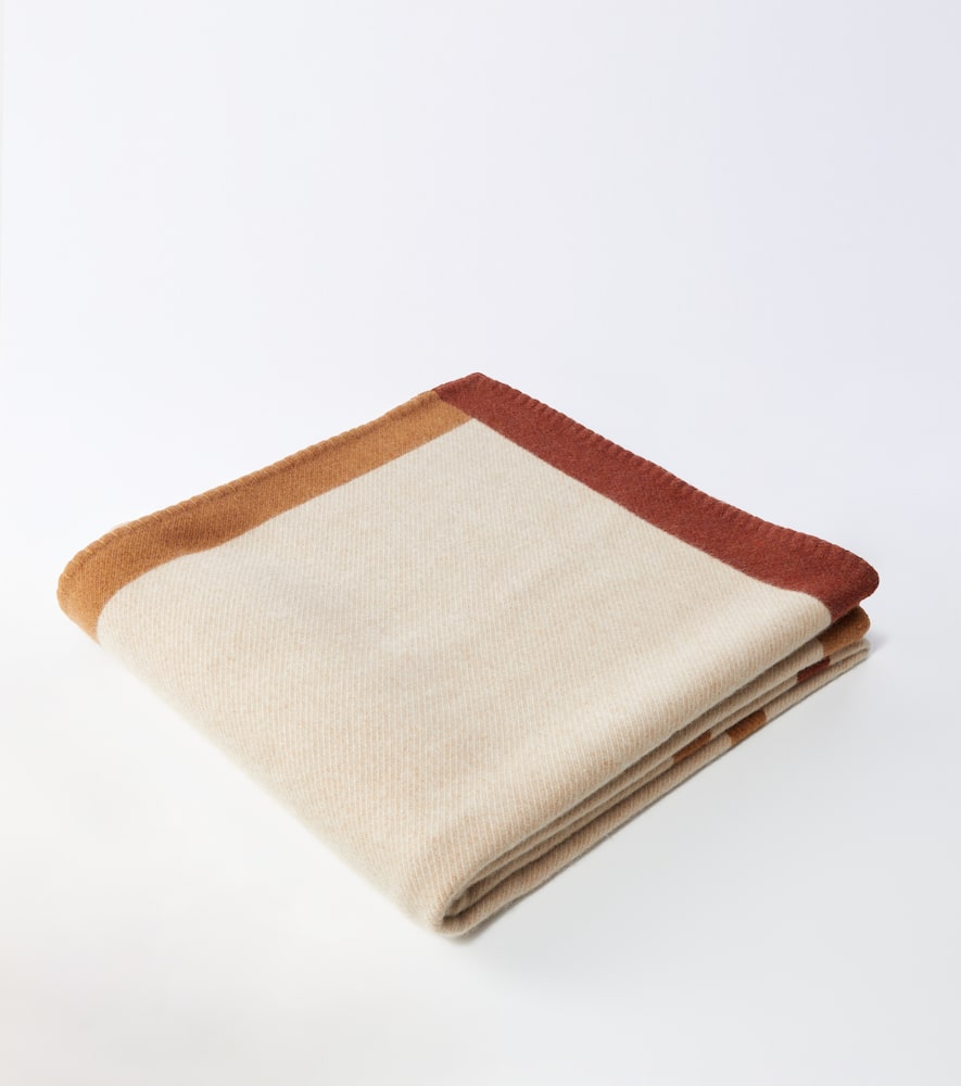 Loro Piana Cashmere Blanket In Brown