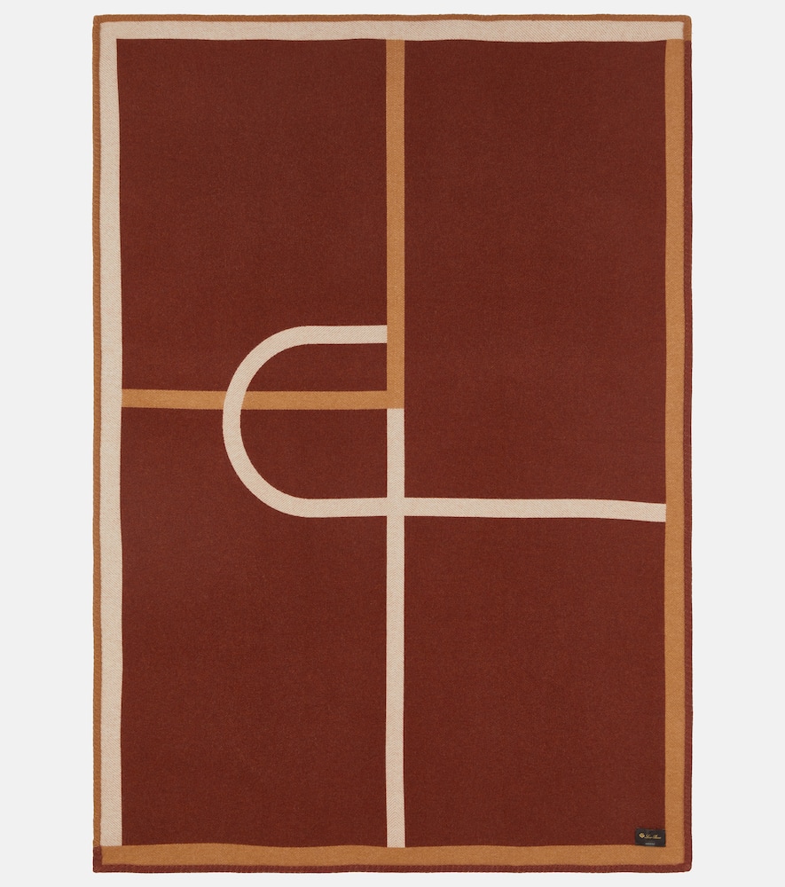 Loro Piana Cashmere Blanket In Brown