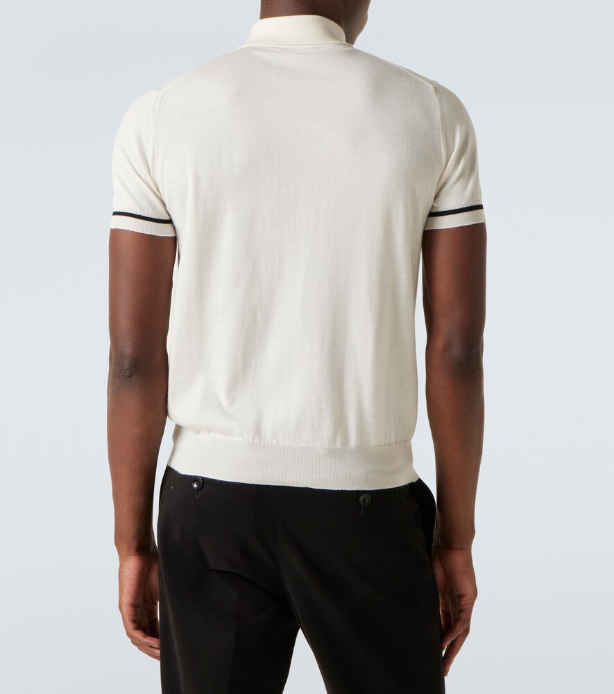  Tom Ford Tom Ford Polohemd Aus Kaschmir Und Seide 