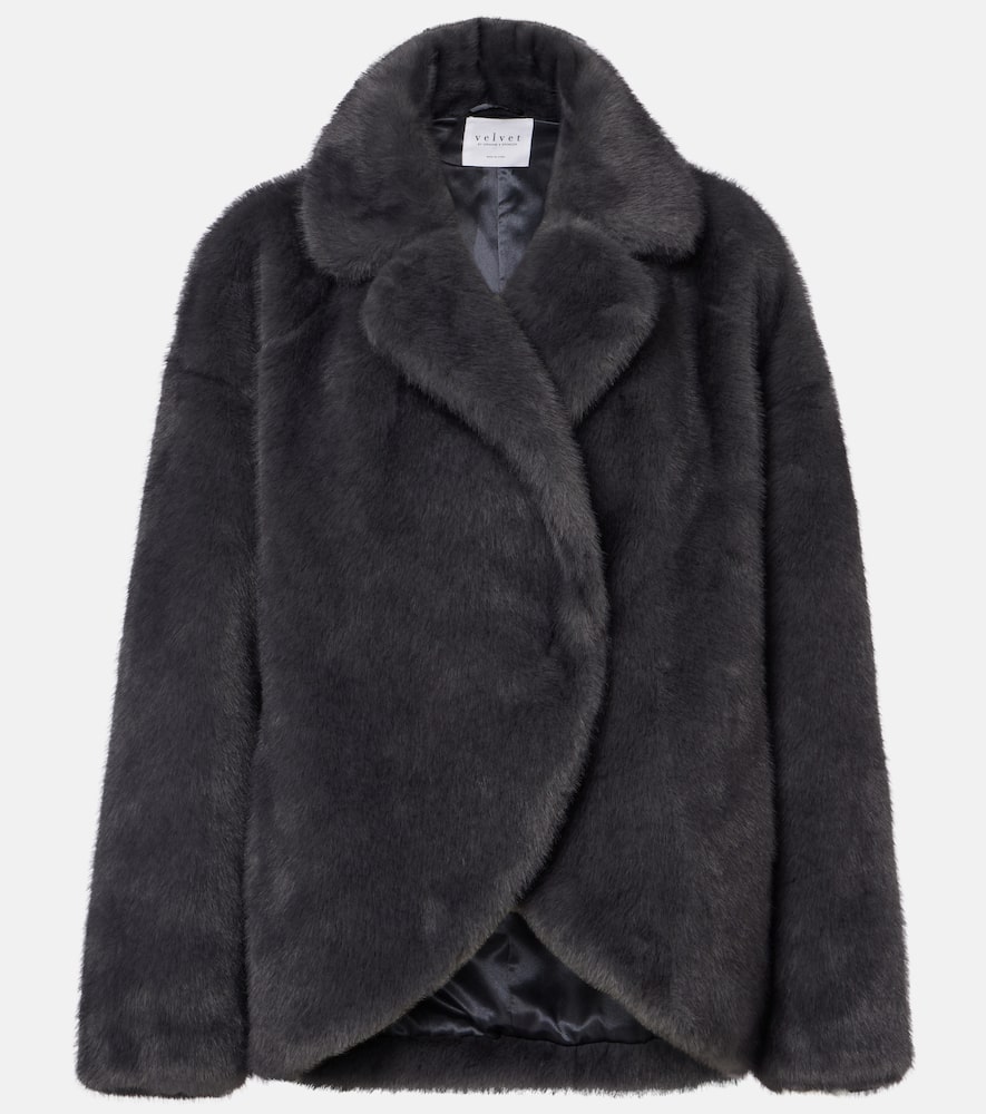 Velvet Carolyn Jacket In Gray