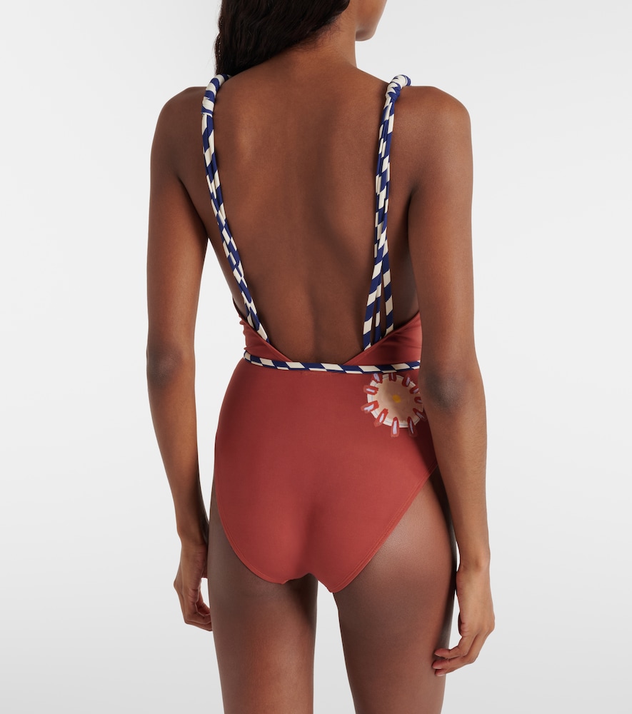  Alemais Alã©mais Soleil D'amour Printed Swimsuit 