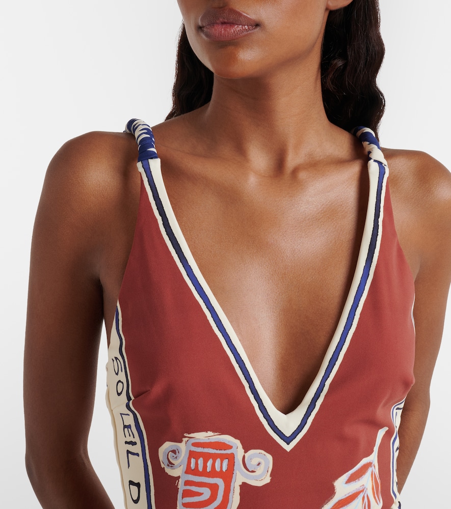  Alemais Alã©mais Soleil D'amour Printed Swimsuit 