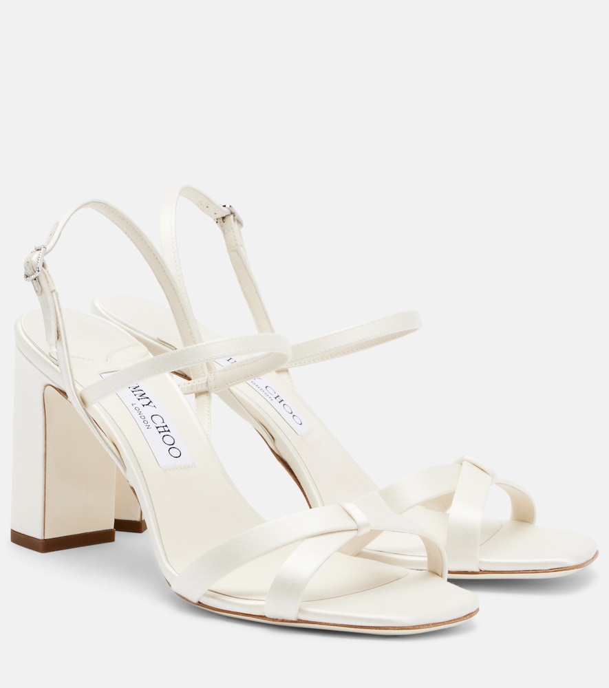Jimmy Choo Elsy satin slingback sandals