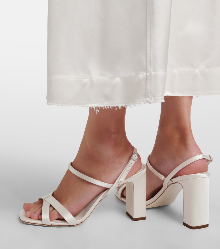 Jimmy Choo Elsy satin slingback sandals