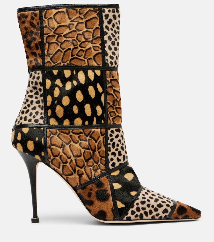  Manolo Blahnik Manolo Blahnik Stiefel Trulona 105 Aus Kalbshaar 