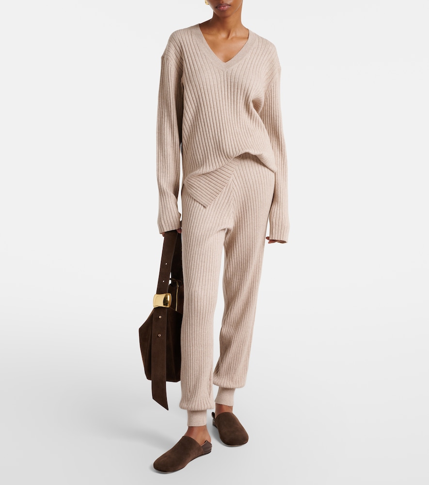 Jardin des Orangers Ribbed-knit cotton and cashmere sweater