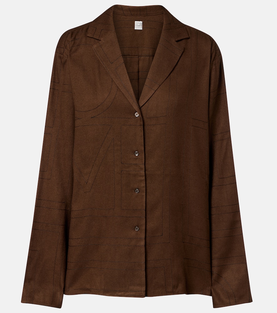 Pyjama-Hemd aus Flanell