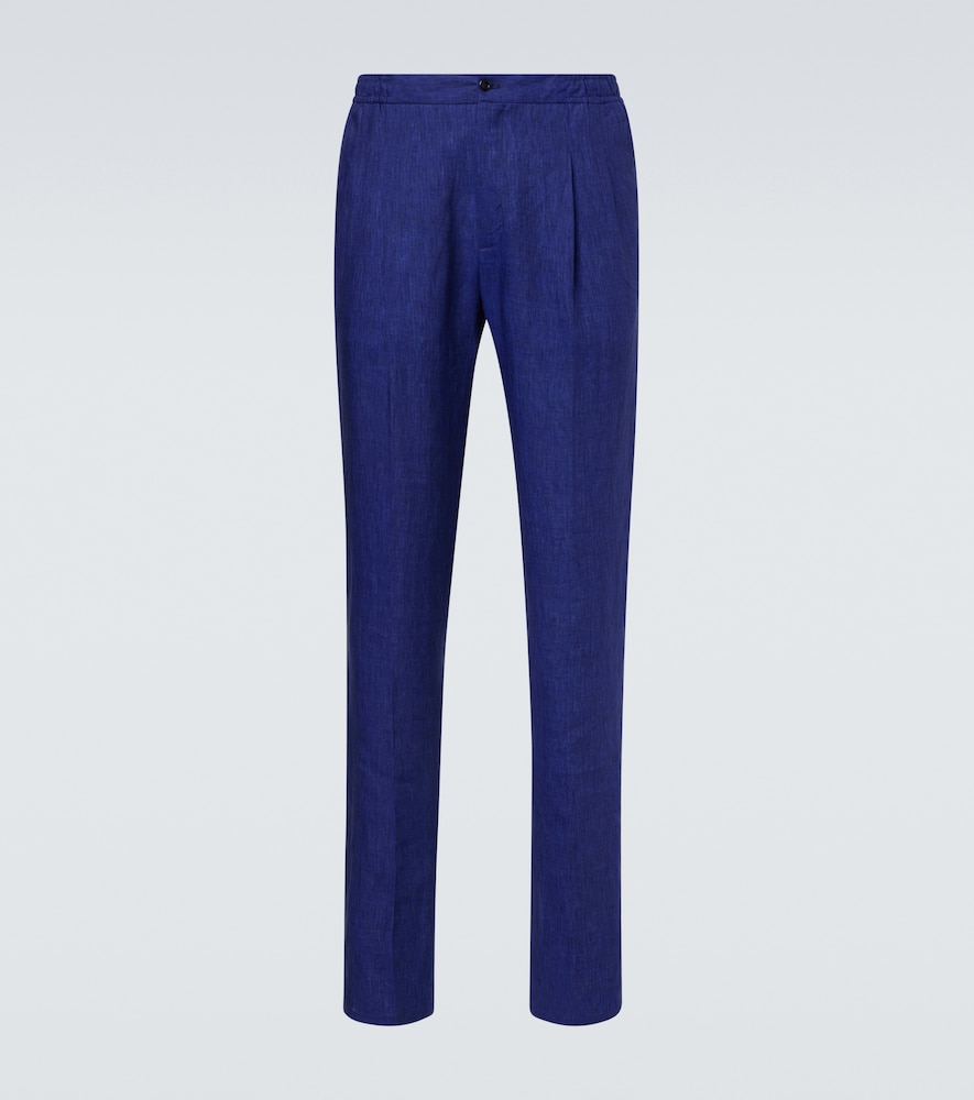 Rubinacci Pantalon tapered en lin 440 €