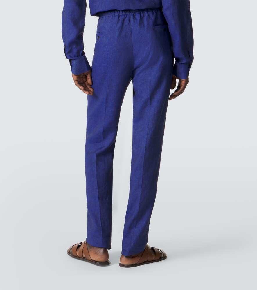  Rubinacci Rubinacci Linen Tapered Pants 