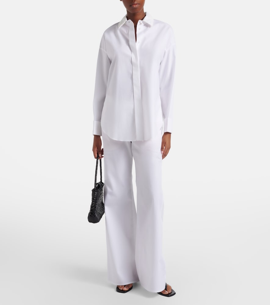 Dorothee Schumacher Poplin Power II cotton poplin wide-leg pants