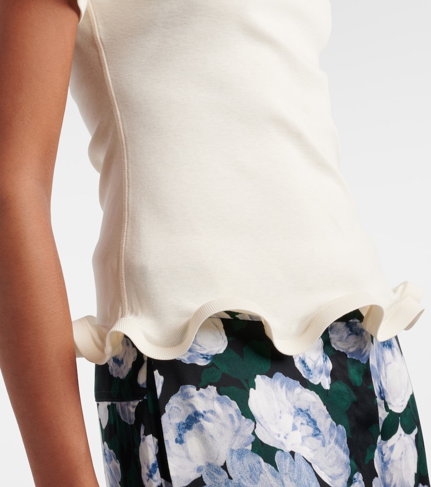  Stella Mccartney Stella Mccartney Top Aus Baumwolle 