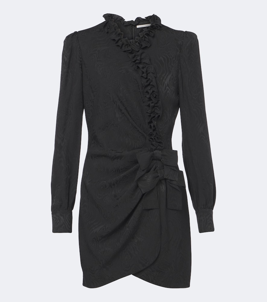 Minikleid aus Seidenmoiré