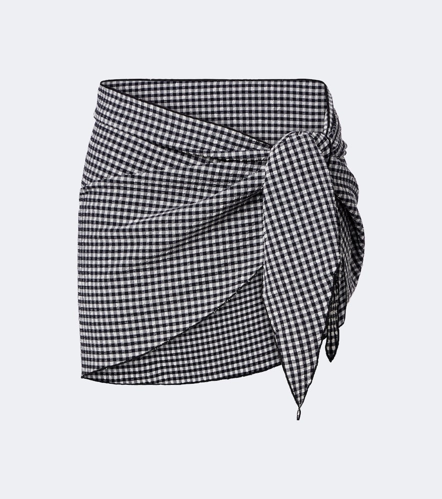 Montce Gingham beach cover-up