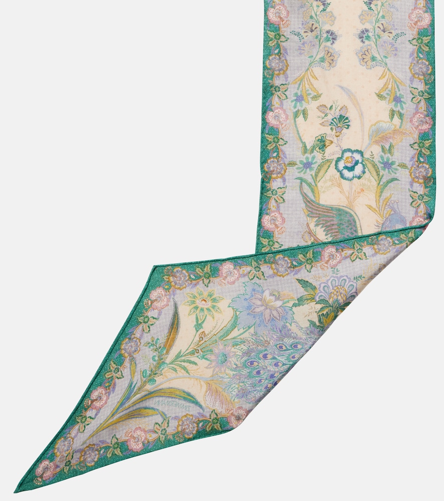  Zimmermann Zimmermann Floral Silk Scarf 