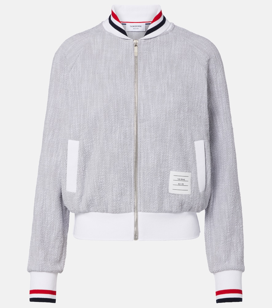 Thom Browne Cotton-blend bomber jacket