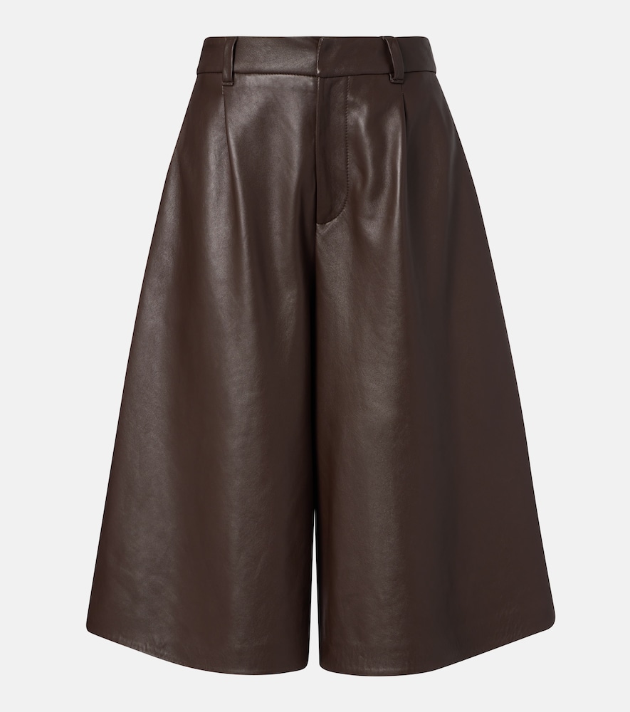 Brunello Cucinelli Leather Bermuda shorts | Thumbnail 6 Brunello Cucinelli Leather Bermuda shorts | Thumbnail 6