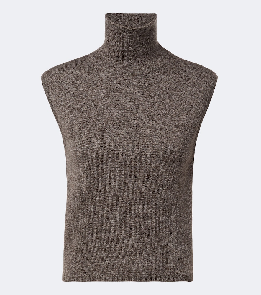 Pullover in lana a collo alto