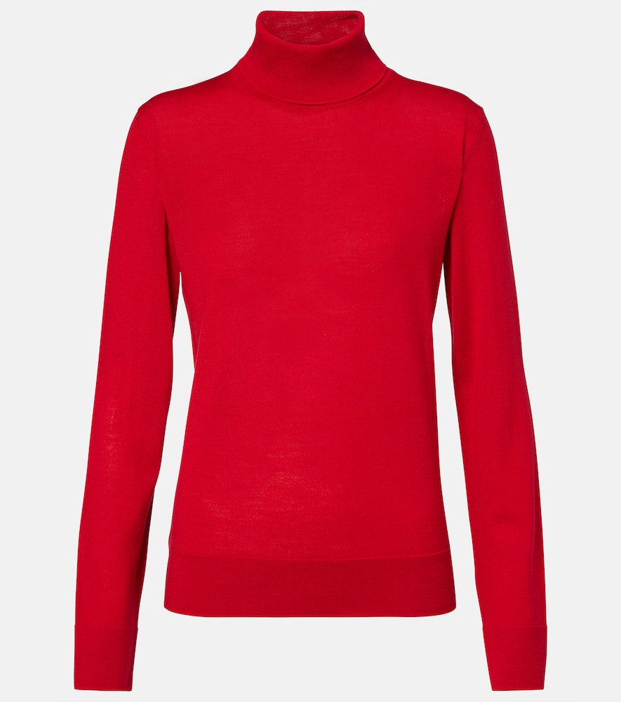 Róhe Pullover in lana e cashmere a collo alto