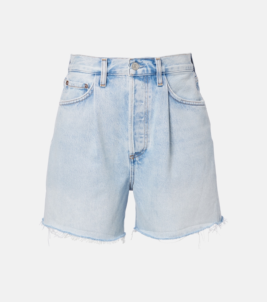 Rhoda frayed denim shorts